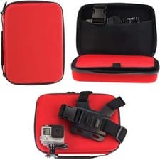 Image of Navitech Red Case For Kitvision Escape HD5 720p HD Waterproof Action Camera