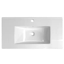 Image of Ultra 1000mm Minimalist Ceramic Inset Basin brand new