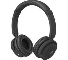 Image of GOJI Lites Wireless Headphones On-Ear Bluetooth Mic Headset GLITOBT18 - Black