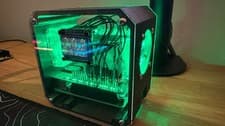 Image of Raspberry Pi 4 8GB | Custom Black Case | RGB System | TFT Display | Speaker