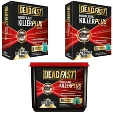 Image of Deadfast Mouse & Rat Killer Sachets Blocks Traps Rodent Poison