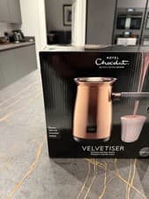 Image of Hotel Chocolat Velvetiser Hot Chocolate Machine - Charcoal with selection box