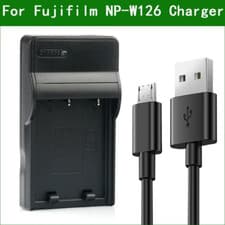 Image of BC-W126S Charger for Fujifilm NP-W126 Battery - Fuji X-A1 X-E1 X-E2 X-M1 X-Pro1