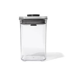 Image of OXO Good Grips Steel POP Small Square Short 1L Storage Container