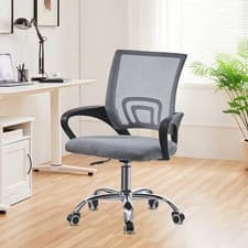 Image of Ergonomic Mesh Home Office Chair Computer Desk Chair Swivel Adjustable Height UK
