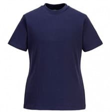 Image of Portwest B192 Women's Premium Cotton Work T-Shirt (Navy) XXL
