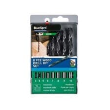 Image of BlueSpot 8 Pcs Wood Drill Bit Set 3-10mm