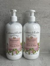 Image of Crabtree & Evelyn Rose Rosewater Body Lotion 500ml X 2 Brand New