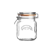 Image of Kilner Clip Top Jar Square 1 Litre