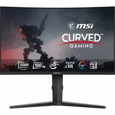 Image of MSI Monitor 27inch Quad HD 180Hz Rapid VA Curved 1500R USB-C 90W HDR 9S6-3CD0...