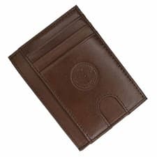 Image of Celtic FC Brown Leather Card Holder, Purses & Wallets, Sports, Gift