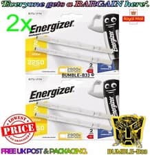 Image of 4 x Energizer LINEAR 118mm R7s 2900 Lumens Halogen Bulb 240V ( 120 W ) Dimmable
