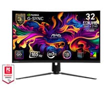 Image of MSI MAG 321CUP QD-OLED 31.5 UHD 165Hz Curved HDR Gaming Monitor, Black - Refurb