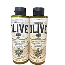 Image of 2x Korres Shower Gel Olive Blossom 250ml Pure Greek Olives