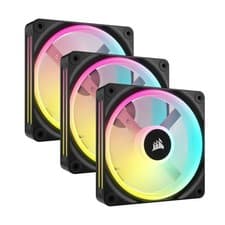 Image of Corsair iCUE LINK QX120 RGB 120mm Magnetic Dome RGB Fans - Triple Fan Starter