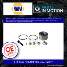 Image of Wheel Bearing Kit fits VW POLO 1.3 Front 76 to 94 NAPA 861498625 871498625 New