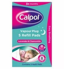 Image of Calpol Vapour Plug 5 Refill Pads - Lavender & Chamomile - 3+ Months
