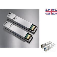 Image of 1.25G Single Mode SFP Module - 10km DDM Fiber Optic SC/UPC for Cisco Devices