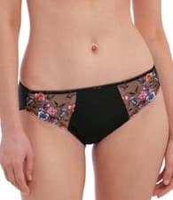 Image of Fantasie Aurelia Brief Black Size M 12 14 Classic No VPL Knickers 101050 New
