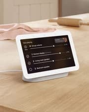 Image of Google Nest Hub 2nd Gen Generation 7" Smart  Assistant + Thermostat NEW + UNUSED