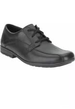 Image of Clarks BRADFORD Older Boys Leather Lace Up School Shoes UK 4 G / 37