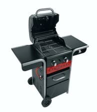 Image of Char-Broil Gas2Coal 221 Hybrid Grill 2 Burner Gas & Coal Barbecue Grill (Black)