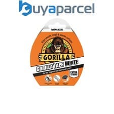 Image of Gorilla Glue 3044611 Gorilla Tape 48mm x 10m White GRGCLOTHWH
