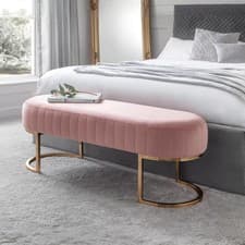 Image of Julian Bowen Harrogate Bench, Pink