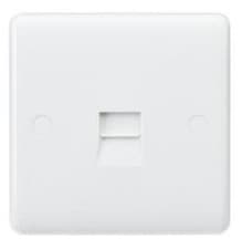 Image of CU7400 Curved Edge Telephone Extension BT socket anti-microbial Knightsbridge ML