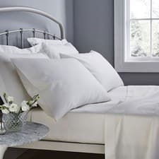 Image of Catherine Lansfield Easy Care Cotton Rich 500 Thread Count Fitted Sheet