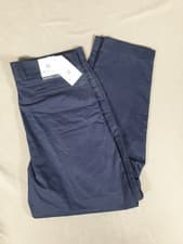 Image of Ben Sherman Chinos 34W 30L Relaxed Tapered Marine Navy Twill BNWT RRP £70