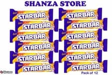 Image of Cadbury Starbar 49G Pack Of 12 | UK Free And Fast Dispatch