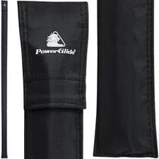 Image of Powerglide Cue Case Slim 1 Piece Sleeve Black - Free P&P