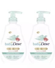 Image of Baby Dove Sensitive Skin Fragrance Free Head to Toe Wash 2 x 400ml-Free Postage