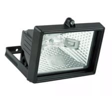 Image of FLOODLIGHT 120w BLACK- Mains Powered Weatherproof REQUIRES R7S BULB NOT INCLUDED