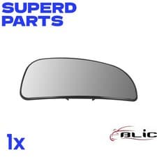 Image of MIRROR GLASS WITH PAD BLIC LEFT FOR CITROEN FIAT OPEL PEUGEOT 6102-02-1221920P
