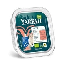 Image of Yarrah Organic Salmon & Seaweed Grain Free Delicious Wet Cat Food *12 x 100g*NEW