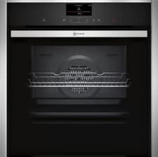 Image of Neff B57CS24H0B N90 Slide&Hide Built In Single Pyrolytic Oven Stainless Steel