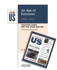 Image of AN AGE OF EXTREMES: ELEMENTARY GRADES TEACHING GUIDE A By Joy Hakim *BRAND NEW*