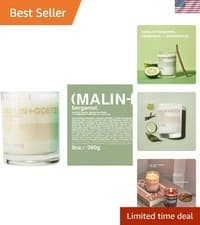 Image of MALIN+GOETZ 9oz Scented Candle | Hand-Poured Soy Wax with Unique Fragrance Bl...