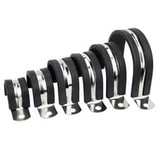 Image of Saddle Clip Bridge Clamp Brackets Pipe Fixing Clips Stainless Steel 6mm - 200mm
