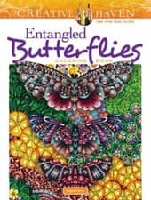 Image of Creative Haven Entangled Butterflies Coloring Book by Angela Porter