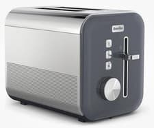 Image of Breville VTT968 High Gloss 2 Slice Toaster Grey/ Ex-display