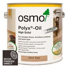 Image of Osmo Polyx Oil 3044 Raw - All Sizes - Protective Wood Oil - Natural, 'Raw' Look