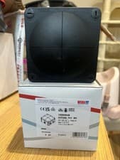 Image of 3 X Wiska 10061779 COMBI 607/5/S 110mm x 110mm x 66mm Outdoor Junction Box IP66 