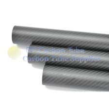 Image of 33MM ODx 30MM ID Carbon Fiber Tube 3k 500MM Long (Roll Wrapped)carbon pipe 33*30