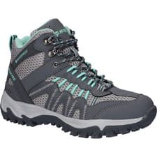 Image of Hi-Tec Jaguar Mid Polyester Women's Charcoal/Graphite/Cool Grey Hiking Boots