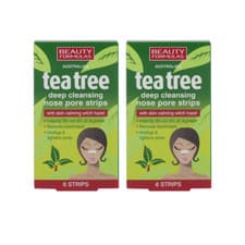 Image of Beauty Formulas Tea Tree Deep Cleansing Nose Pore Strips 6pcs pack - Pack Of 2