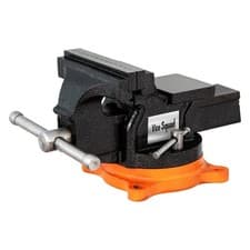 Image of 5" Heavy Duty Bench Vice 125mm Rotating Workbench Vice - Free next day delivery.