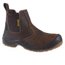 Image of Men's Maxsteel Safety Boots MS17 Brown Steel Toe Cap + Midsole Work